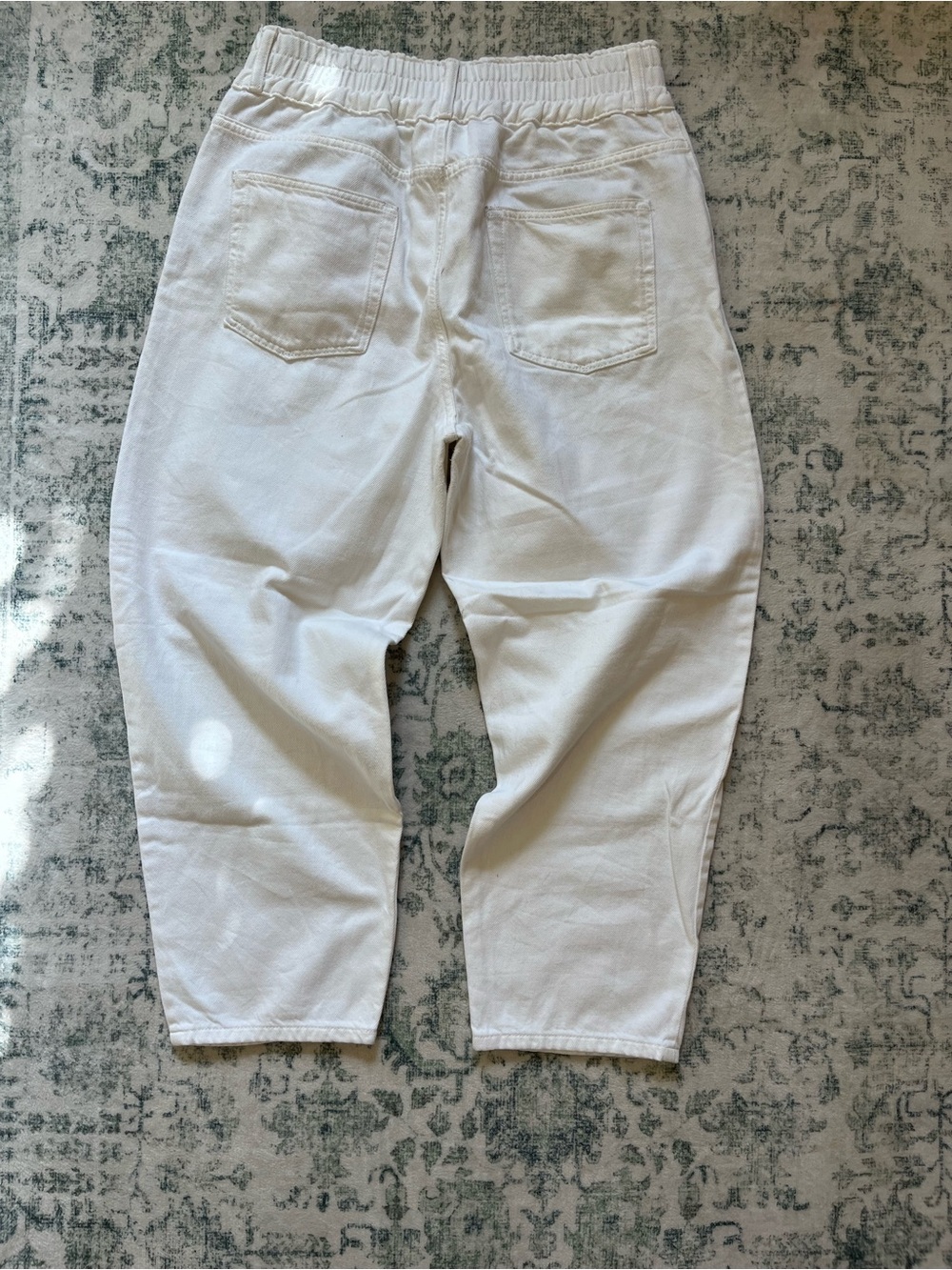 AllSaints Off-White Elastic Waist jeans